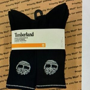 Timberland Black Performance Crew Socks